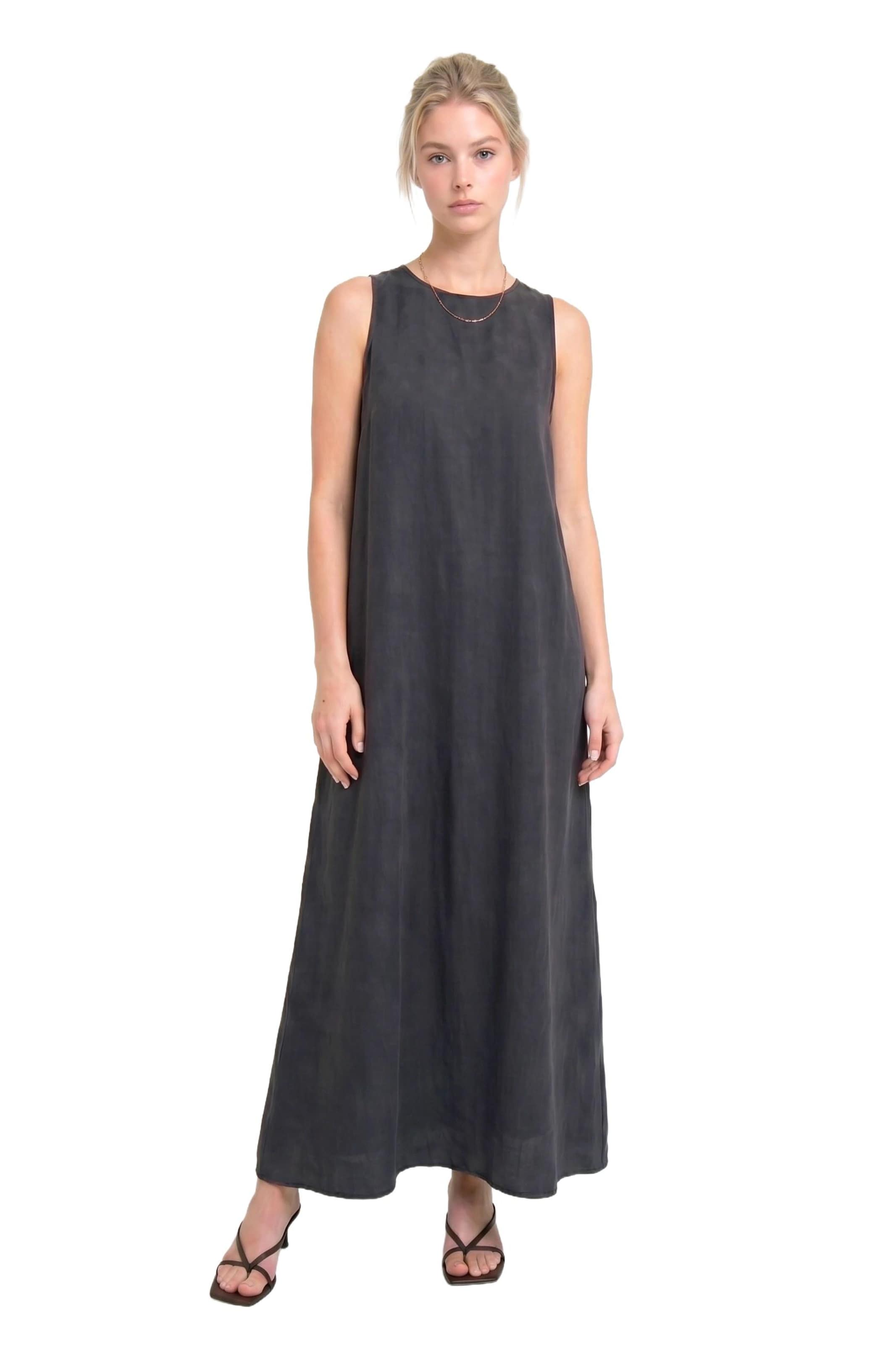 No Matter What Kleid in Schwarz: Vorderseite