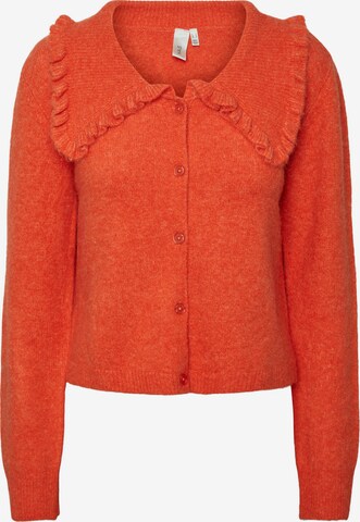 Cardigan 'SCARLET' Y.A.S en orange : devant