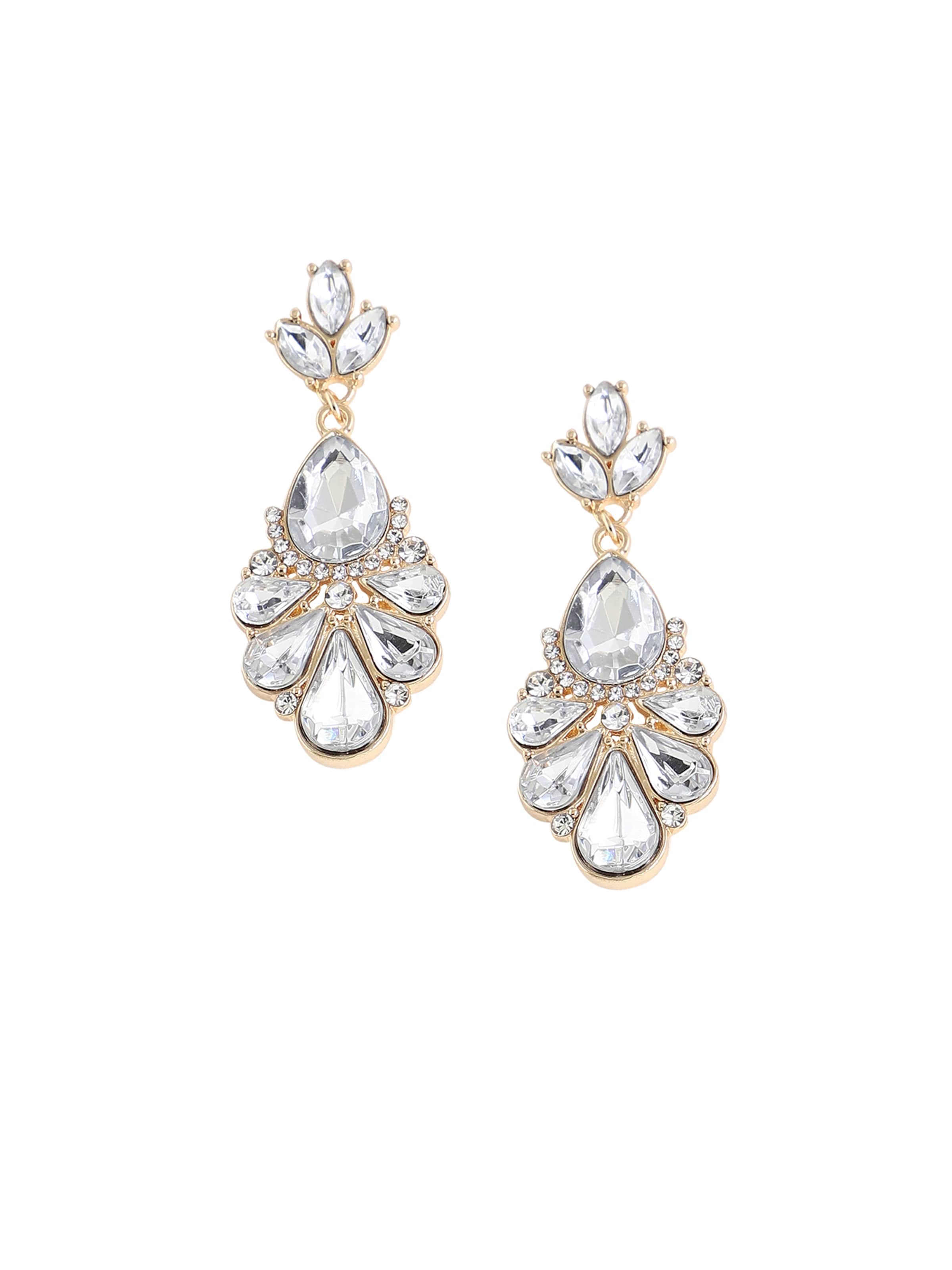 Boucles d'oreilles SOHI en or : devant