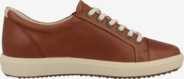 Chaussure à lacets 'Soft 7' ECCO en marron