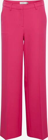 ICHI Loosefit Bügelfaltenhose 'Lexi' in Pink: predná strana