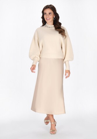 faina - Jersey en beige