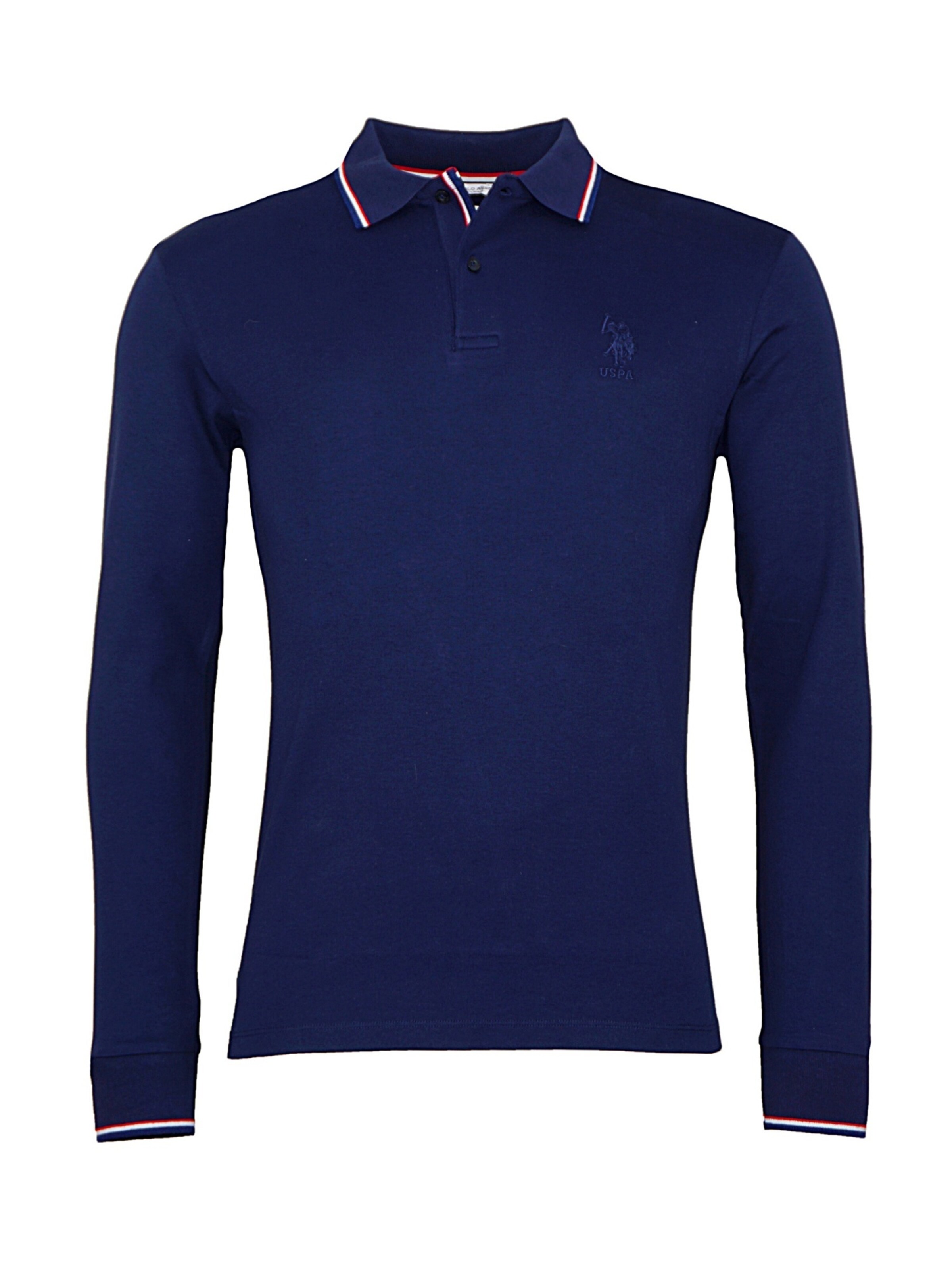 U.S. POLO ASSN. Shirt in Marine blue / White, Item view