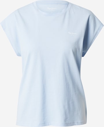 Pepe Jeans T-shirt 'BLOOM' i blå: framsida