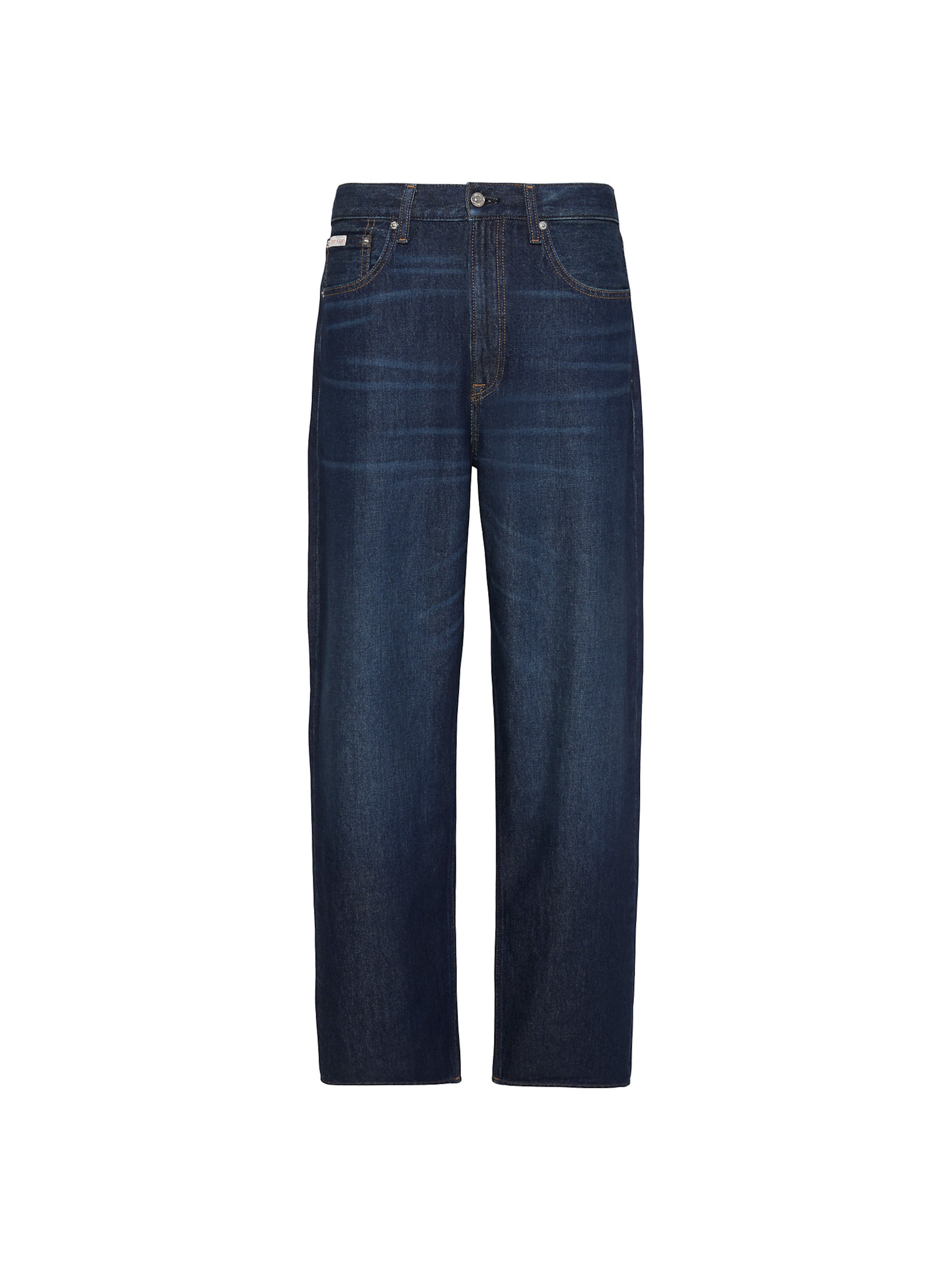 Calvin Klein Jeans Loosefit Jeans in Blau: Vorderseite