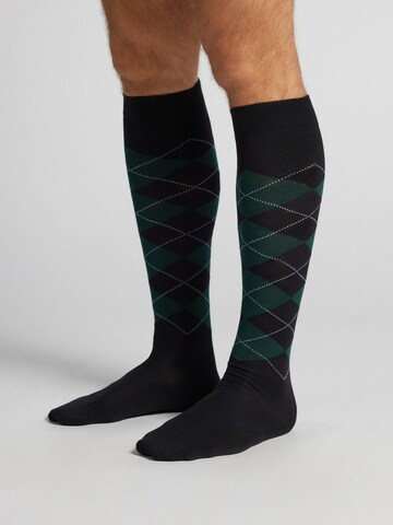 IUMAN Intimissimi Uomo Socks in Black: front