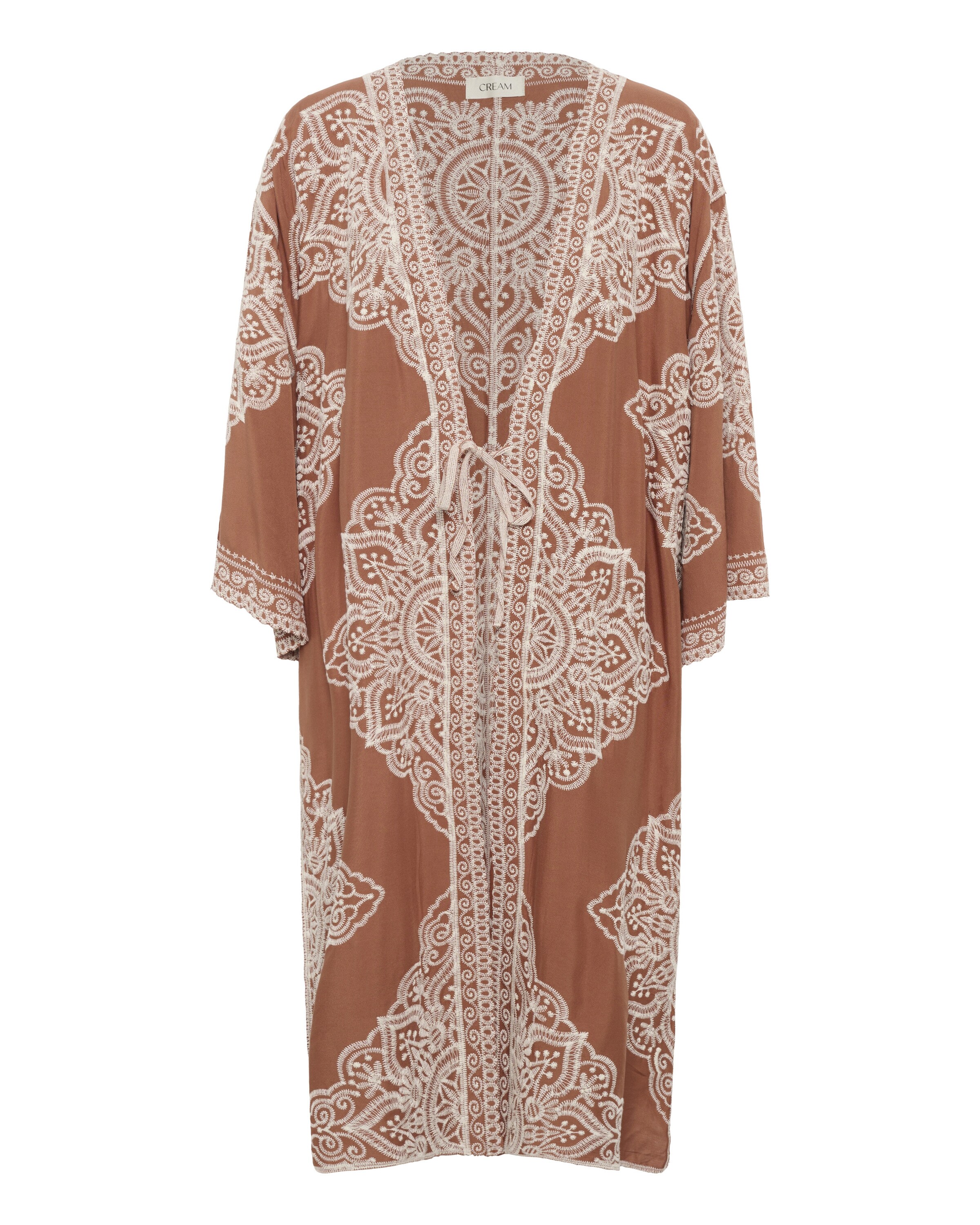 Chimono 'CRTyla' de la Cream pe portocaliu: față