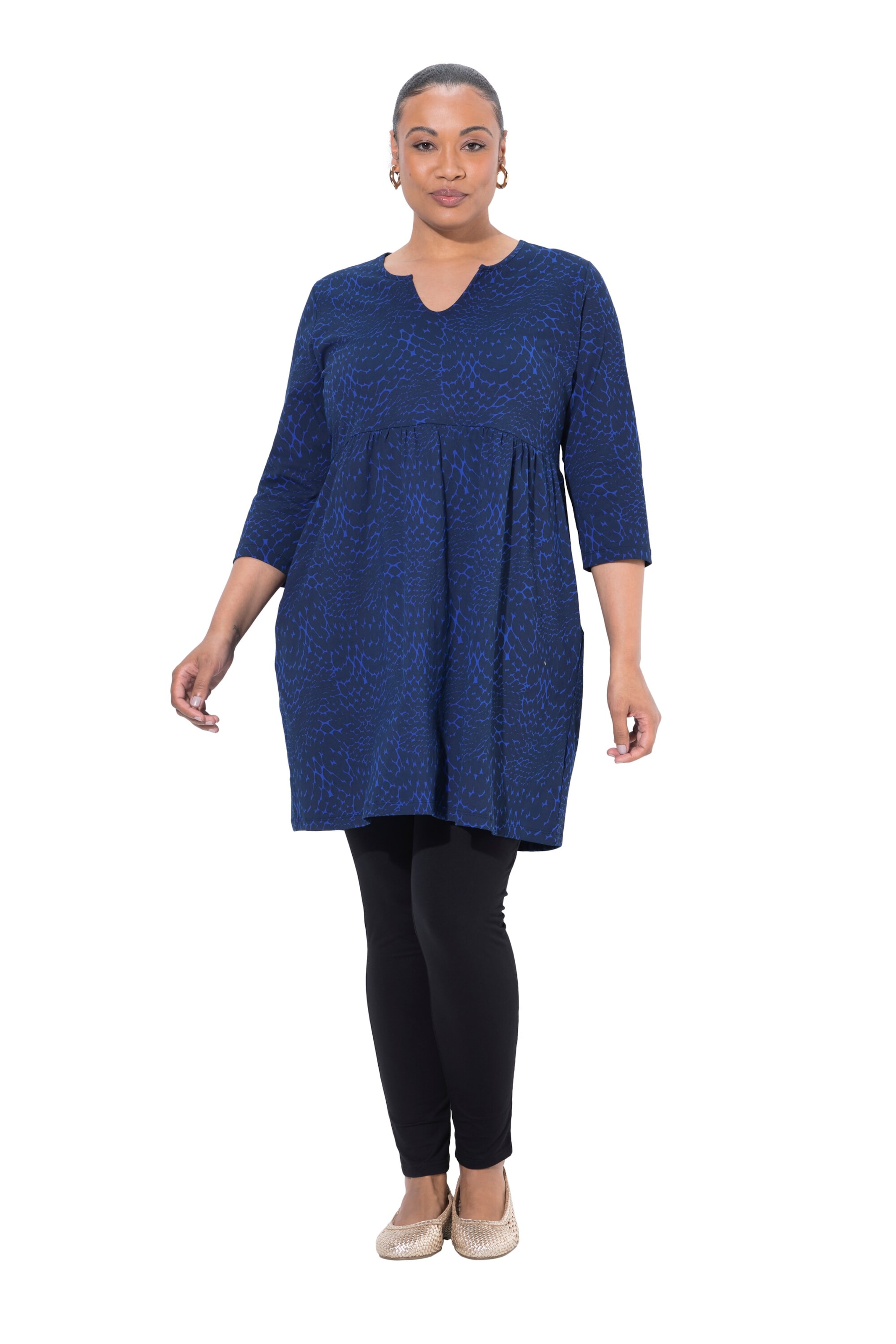 Ulla Popken Jurk in Blauw