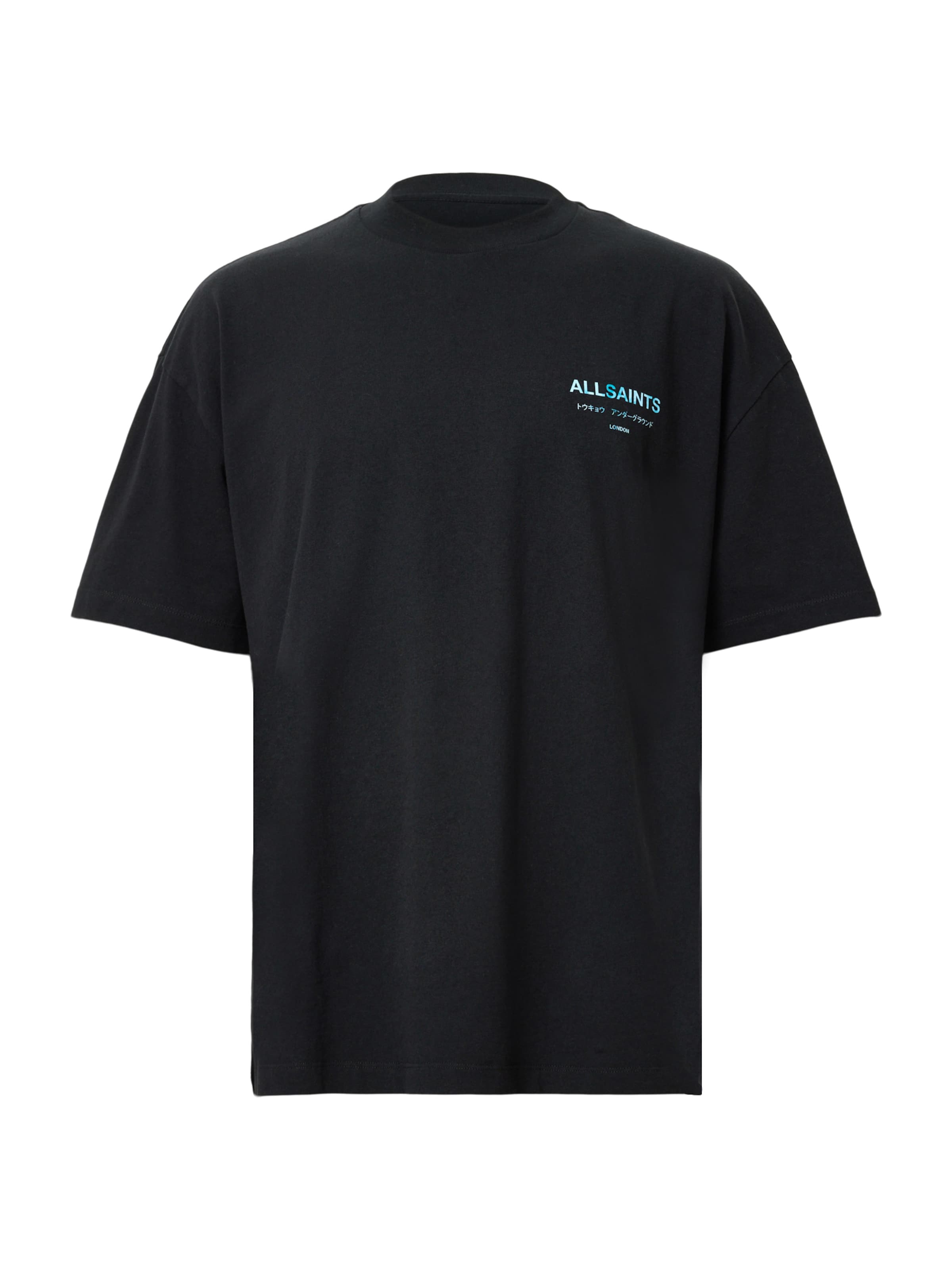 AllSaints Majica 'Underground' | črna barva: sprednja stran