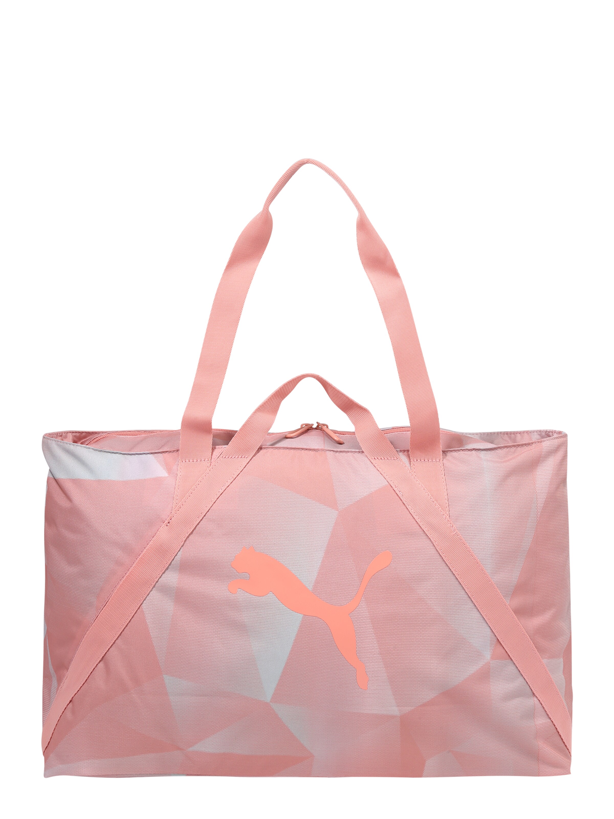 puma logo tote bag in pink