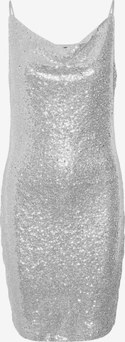Vero Moda Petite Koktejl obleka 'Kaje' | srebrna barva: sprednja stran
