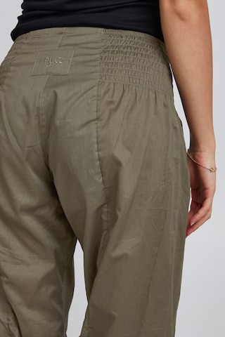 PULZ Jeans Tapered Harem Pants 'JILL' in Green