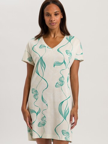 Chemise de nuit ' Sleep & Lounge ' Hanro en vert : devant