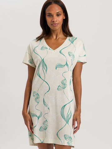 Hanro Nightgown ' Sleep & Lounge ' in Green: front