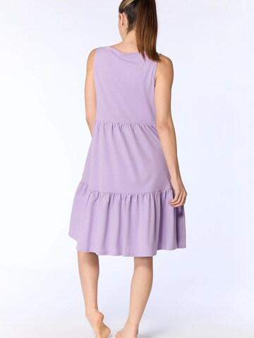 Leela COTTON Dress in Purple