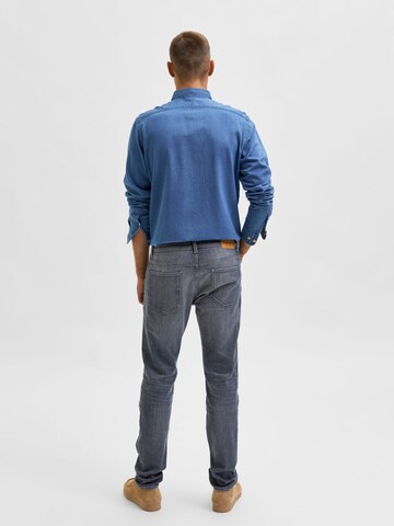 Regular Jean SELECTED HOMME en gris