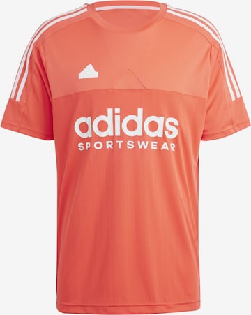 T-Shirt fonctionnel ADIDAS PERFORMANCE en rouge : devant