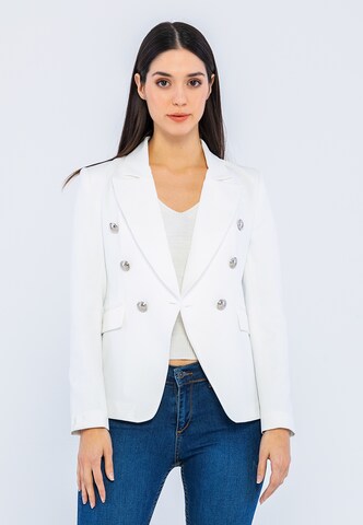 Giorgio di Mare Blazer 'Viola' in White: front