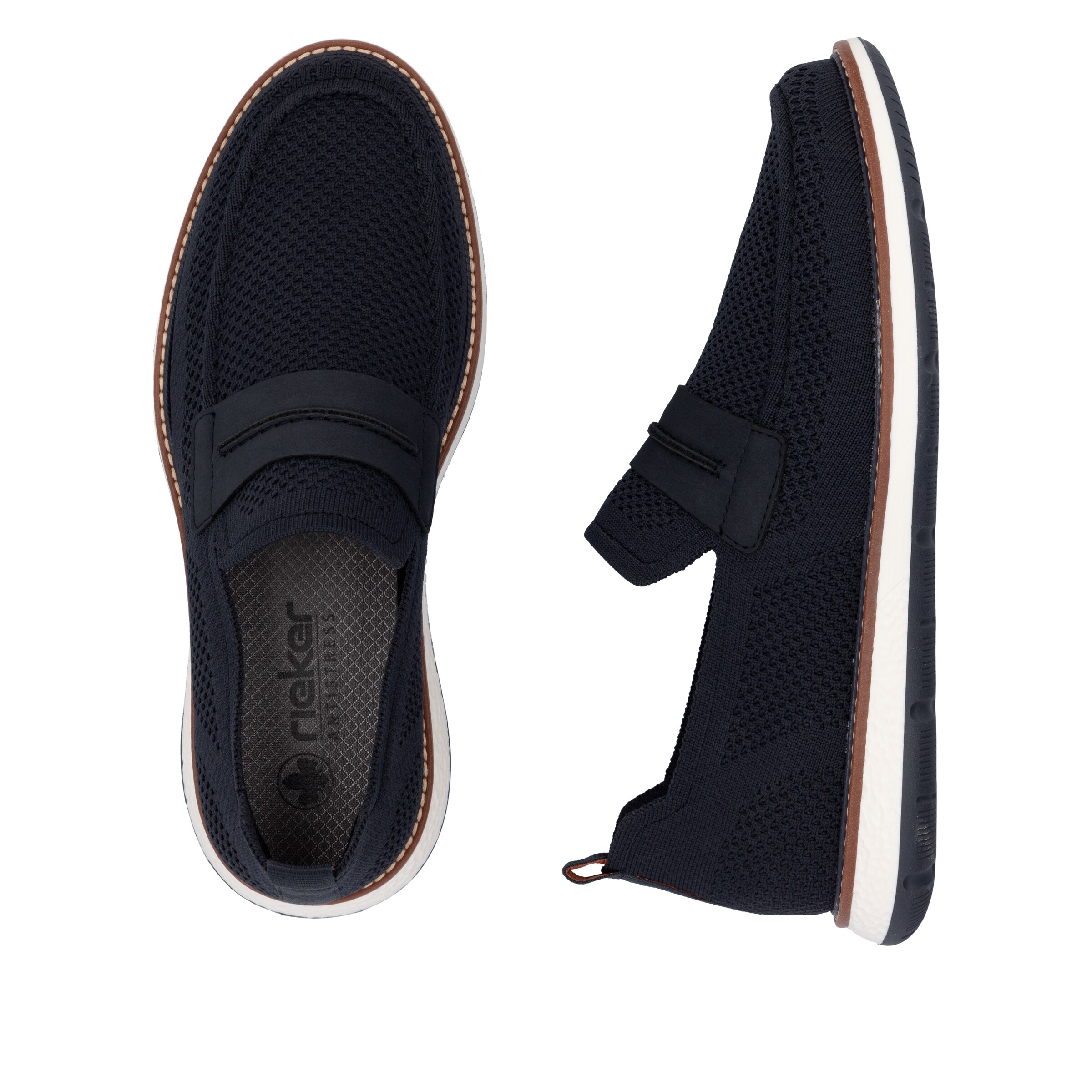 Rieker Slipper in Blau