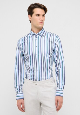 ETERNA Slim Fit Hemd in Grün: Vorderseite