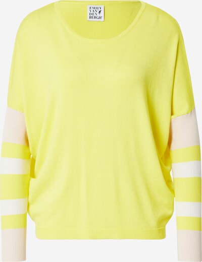 Emily Van Den Bergh Sweater in Beige / Neon yellow, Item view