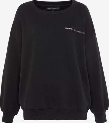 FRENCH CONNECTION Sweatshirt i svart: framsida