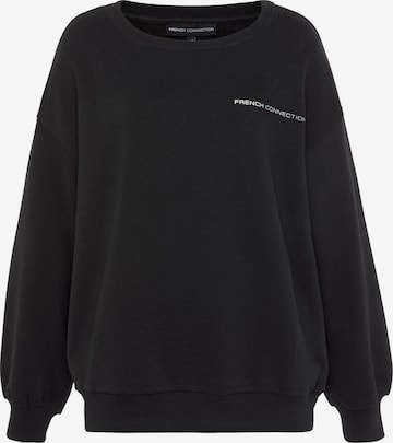 FRENCH CONNECTION Sweatshirt in Black: front