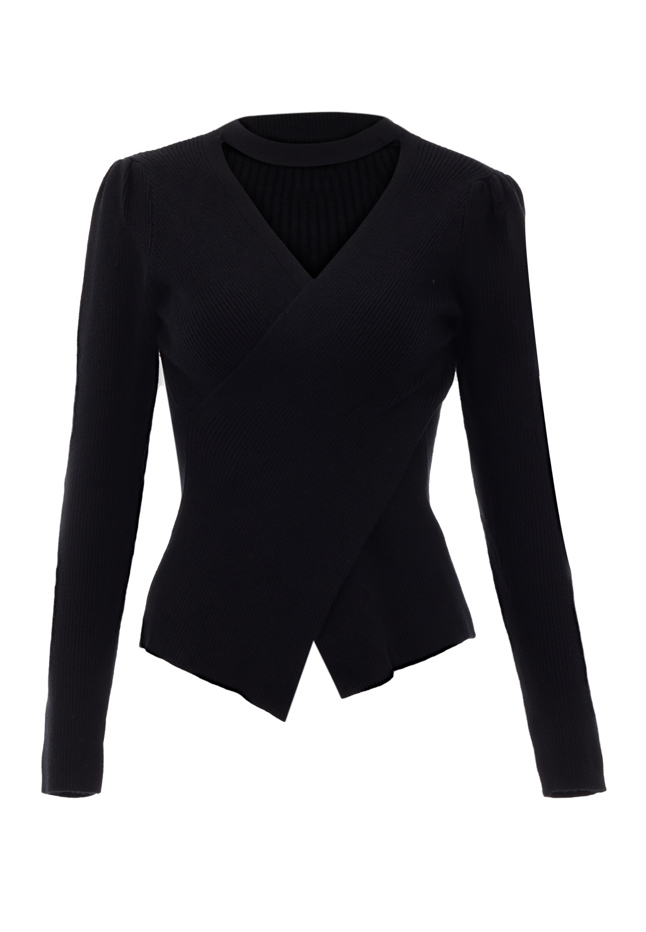 NAEMI Trui in Zwart: voorkant