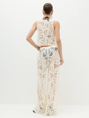 Pantalon Marks & Spencer en blanc
