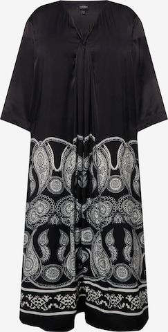 Robe Ulla Popken en noir : devant