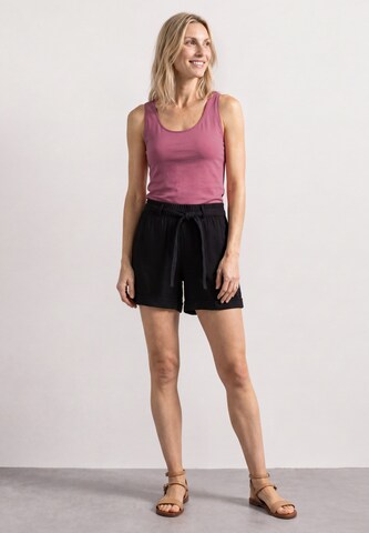 STREET ONE Basic Top mit Rundhals aus Jersey in Pink