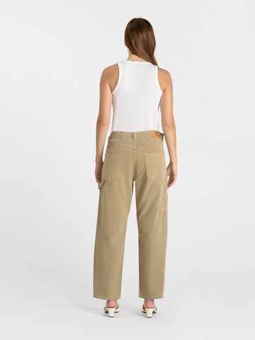 Baggy Pantalon chino Le Temps Des Cerises en beige