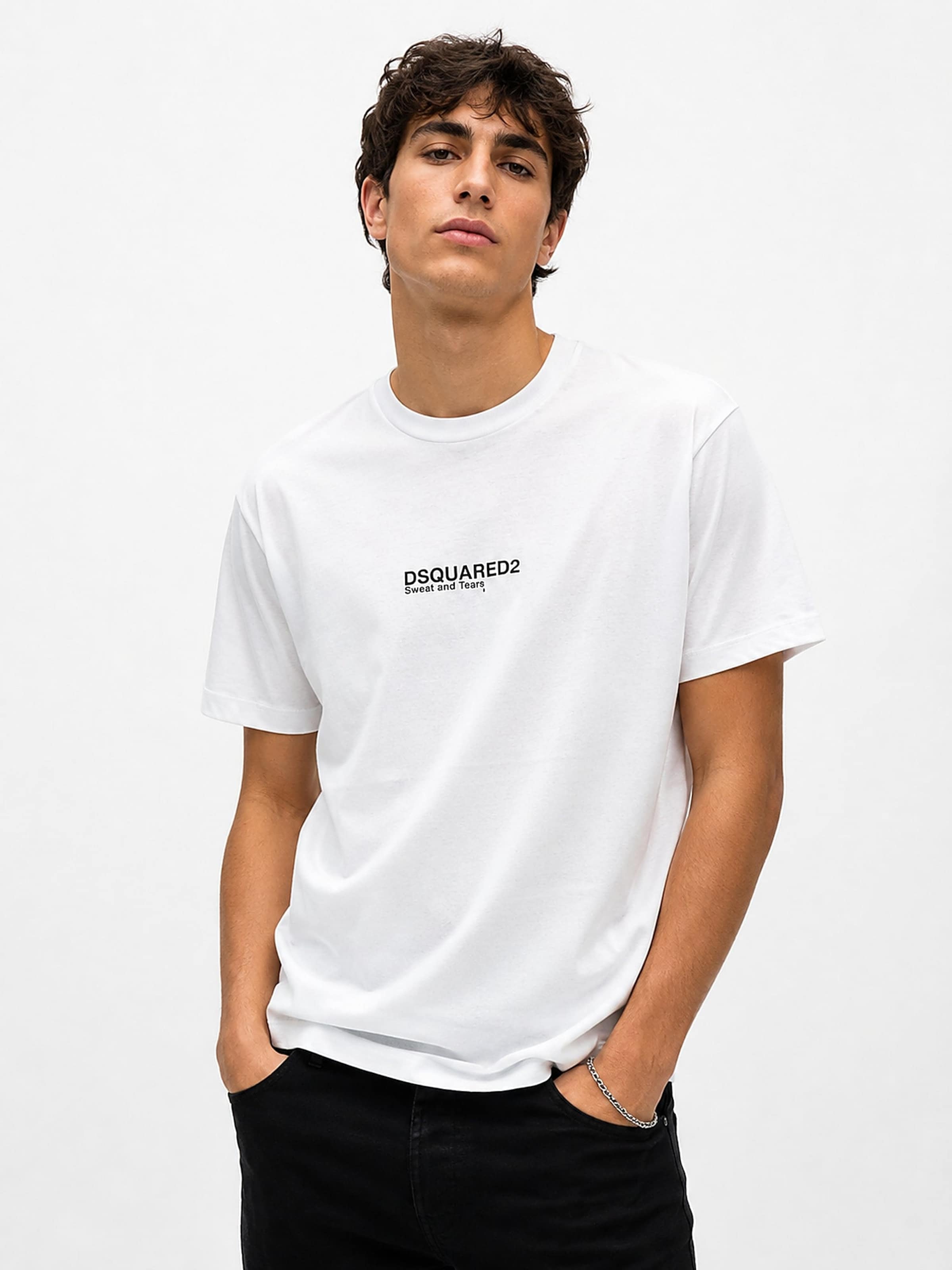 DS2 - Camiseta 'Dsquared2 S74Gd0946 — Dsquared2' en rojo: frente