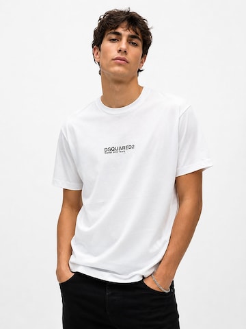 T-Shirt DS2 en blanc : devant