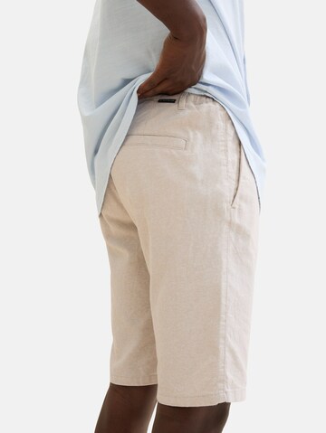 TOM TAILOR Regular Shorts in Beige