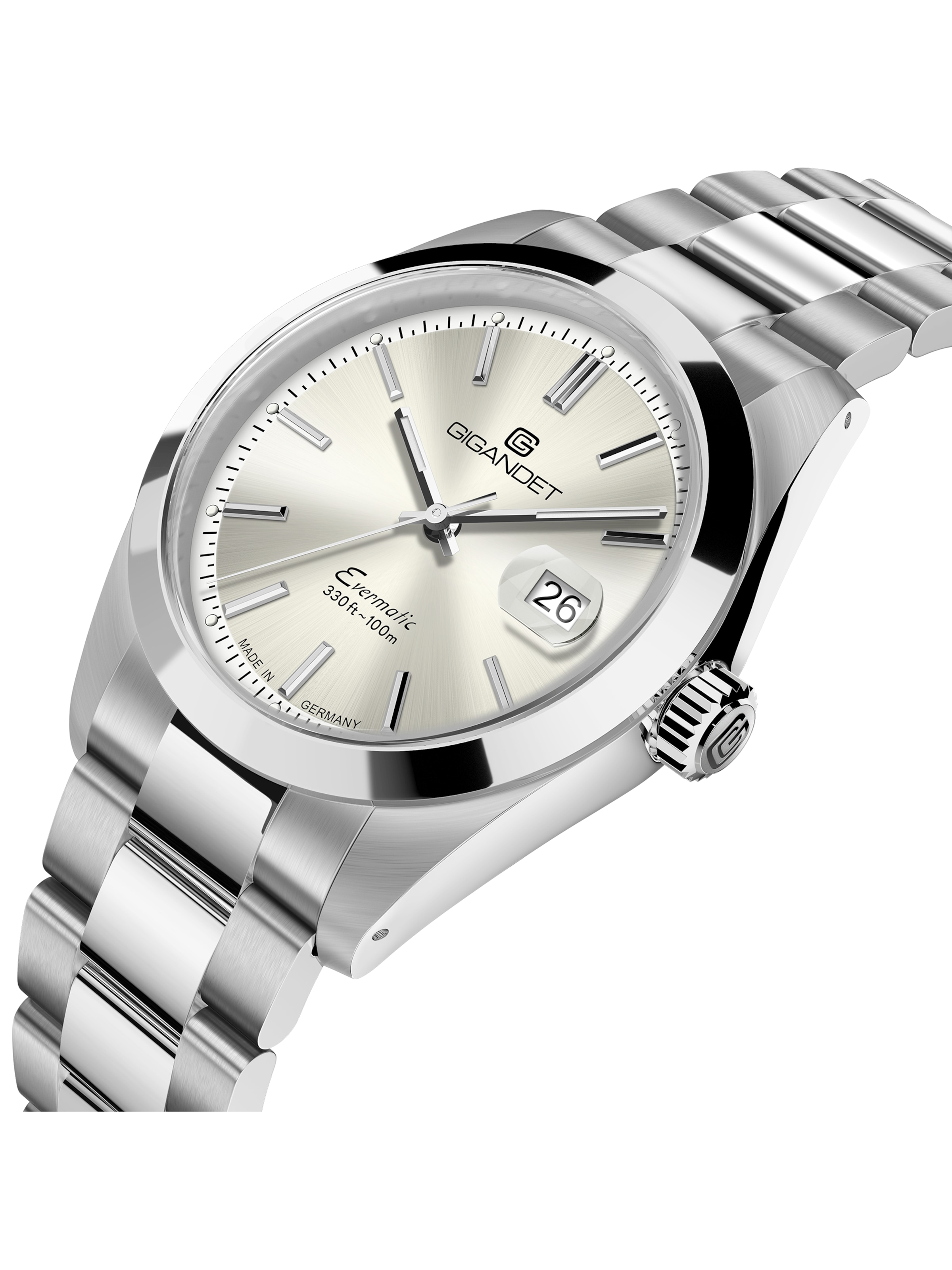 Gigandet Analog Watch 'EVERMATIC' in Beige