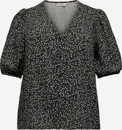 ONLY Carmakoma Bluse in schwarz / weiß, Produktansicht