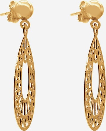 Gemshine Earrings 'Yoga Mandala Kreis' in Gold