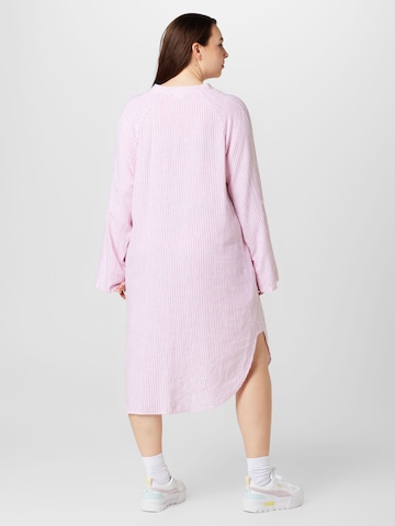 ONLY Carmakoma Shirt Dress 'CARLINETTE' in Pink