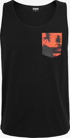 Urban Classics Tanktop in Schwarz: predná strana