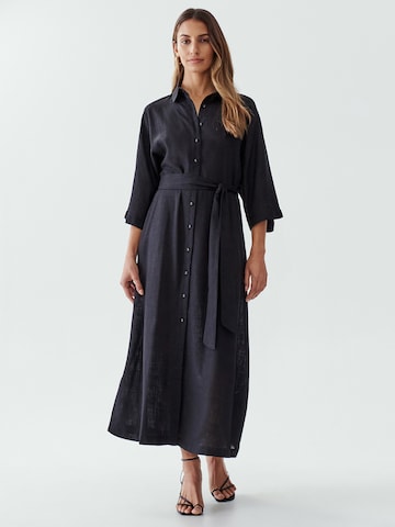 Robe-chemise 'GRETANA' Calli en noir : devant