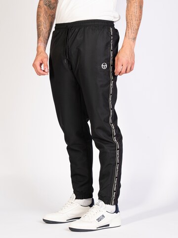 Sergio Tacchini Tapered Pants 'Midday' in Black: front