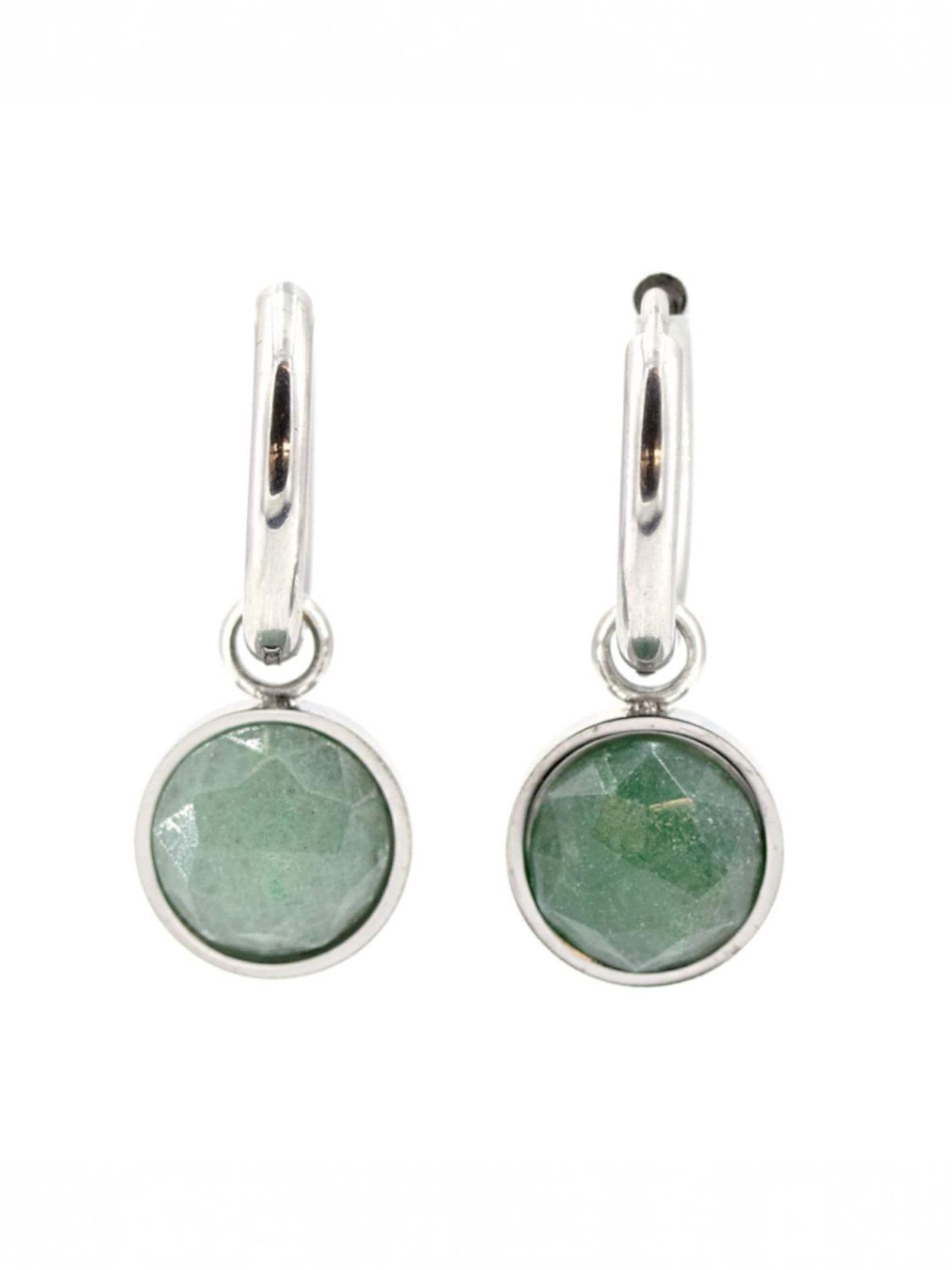Sergio Engel Earrings in Green: front