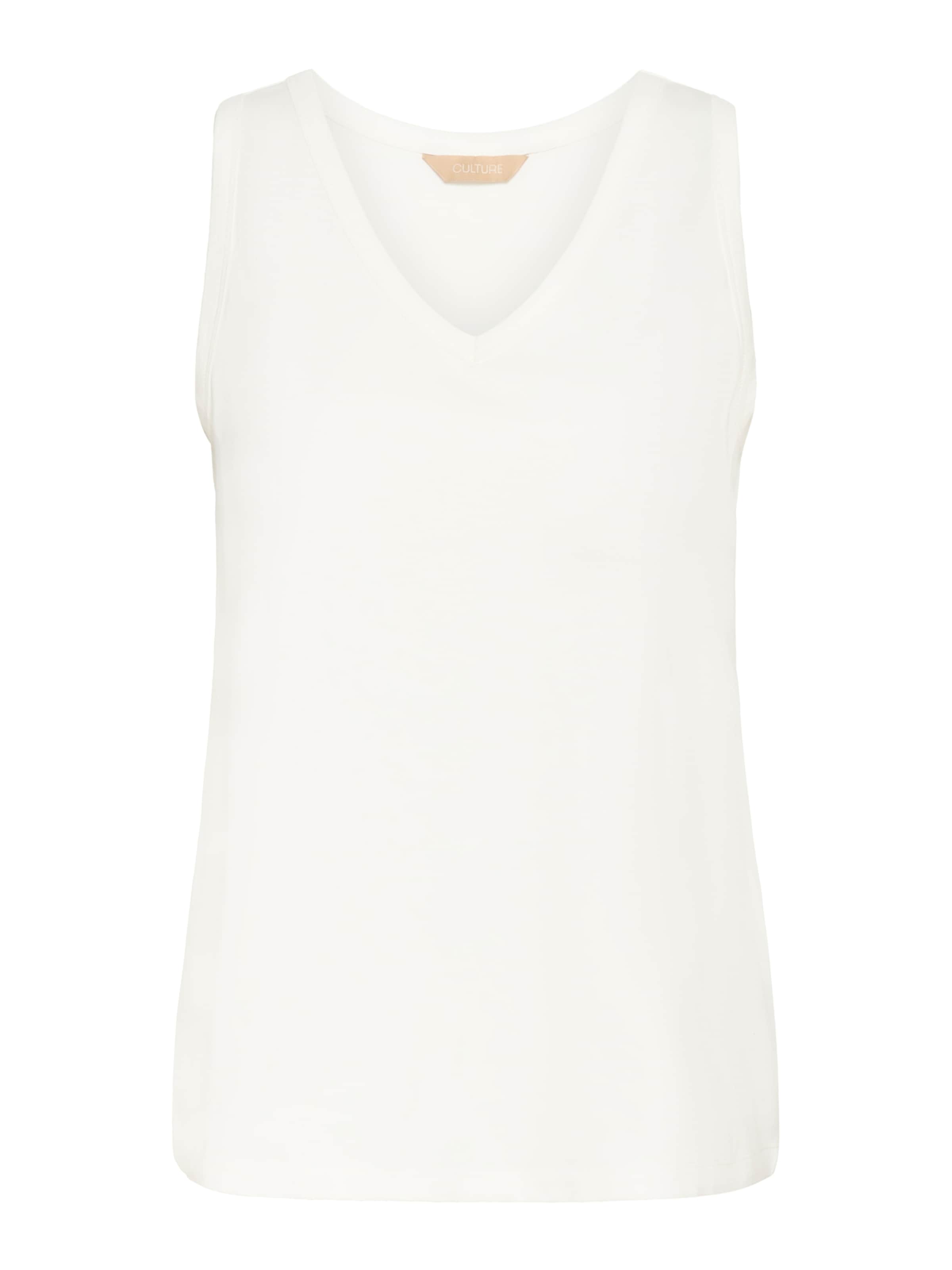 CULTURE - Top 'CUGith' en beige: frente
