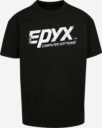 T-Shirt 'EPYX Logo Retro Gaming SEVENSQUARED' F4NT4STIC en noir : devant