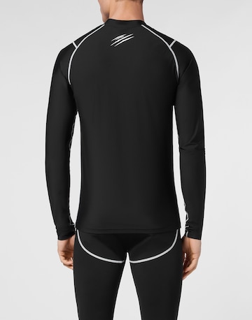 Plein Sport Funktionsshirt 'Scratch' in Schwarz