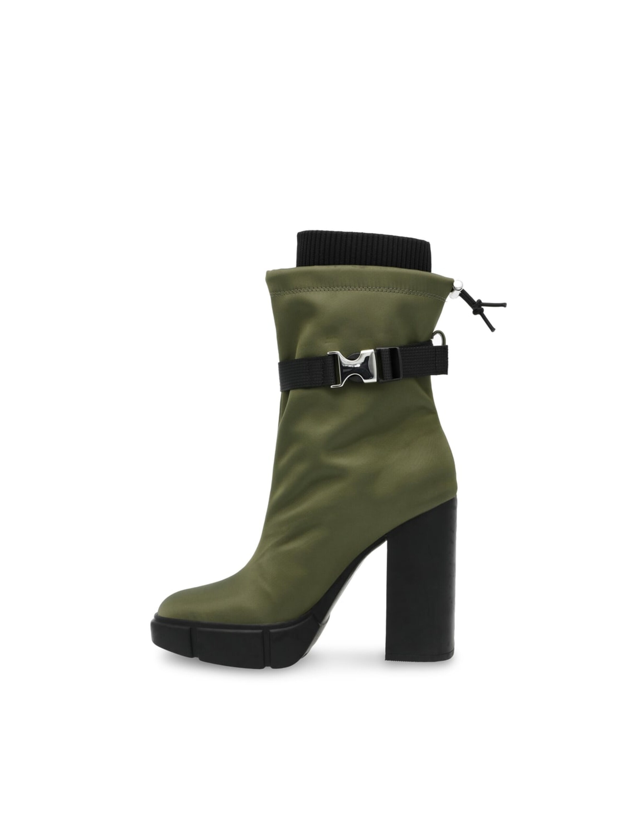 STEVE MADDEN Støvler 'RISEUP OLIVE GREEN' i grøn