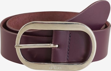 s.Oliver Gürtel One Size in Lila: Vorderseite