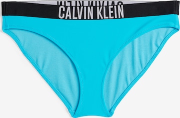 Bas de bikini Calvin Klein Swimwear en bleu : devant