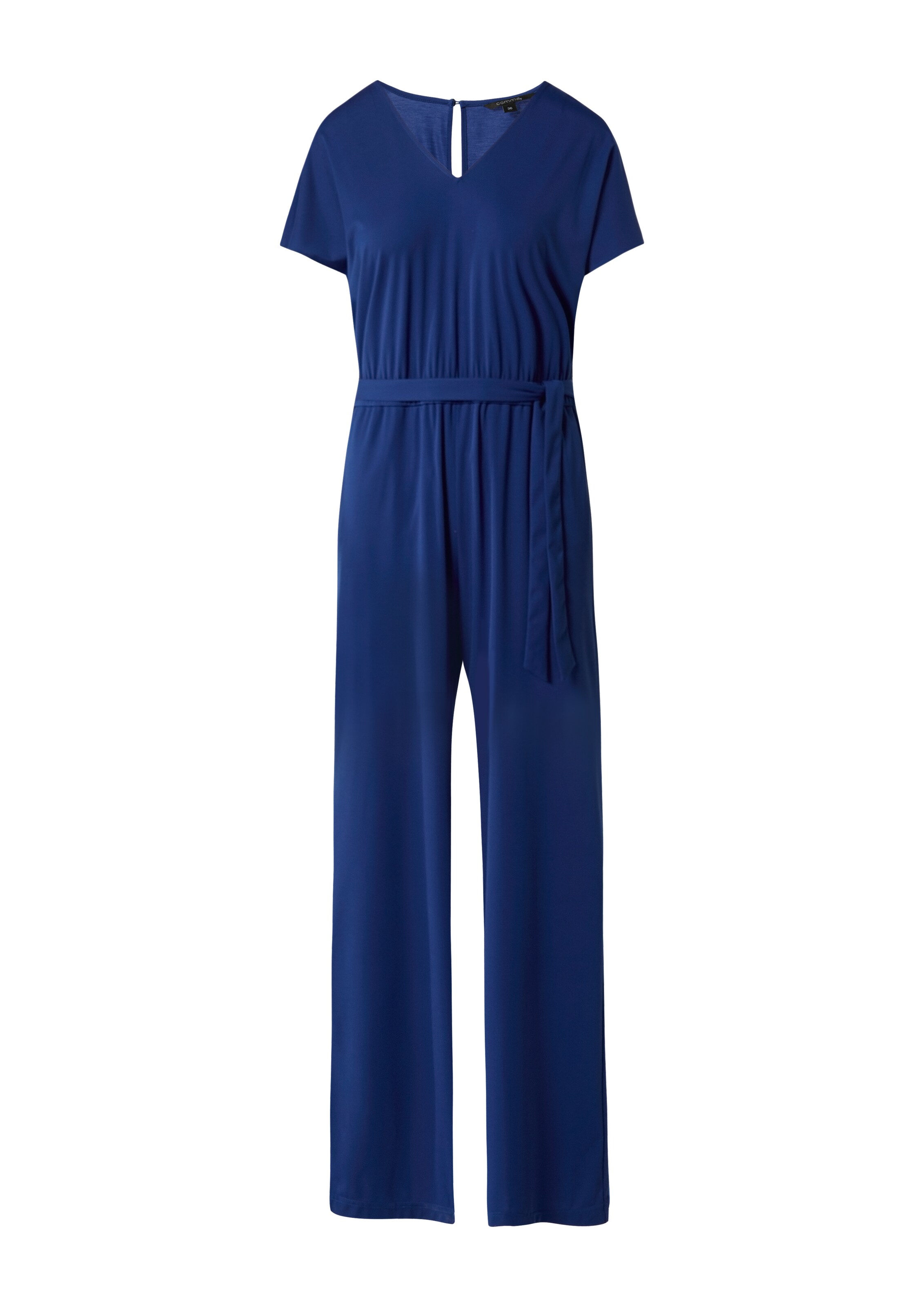 COMMA Jumpsuit in Blauw: voorkant